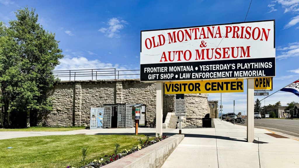 Old Montana Prison & Auto Museum and visitor center in Deer Lodge, MT
