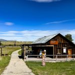 Visitor center at a historic site